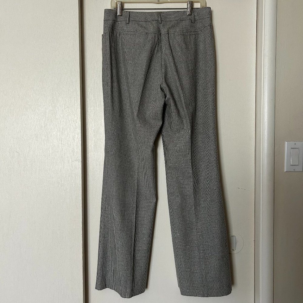 J Crew Wool Blend Houndstooth Pants Size 8